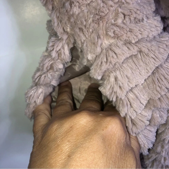 Me Jane Faux  Fur Vest Blush Pink M Pockets Lined - Picture 4 of 6